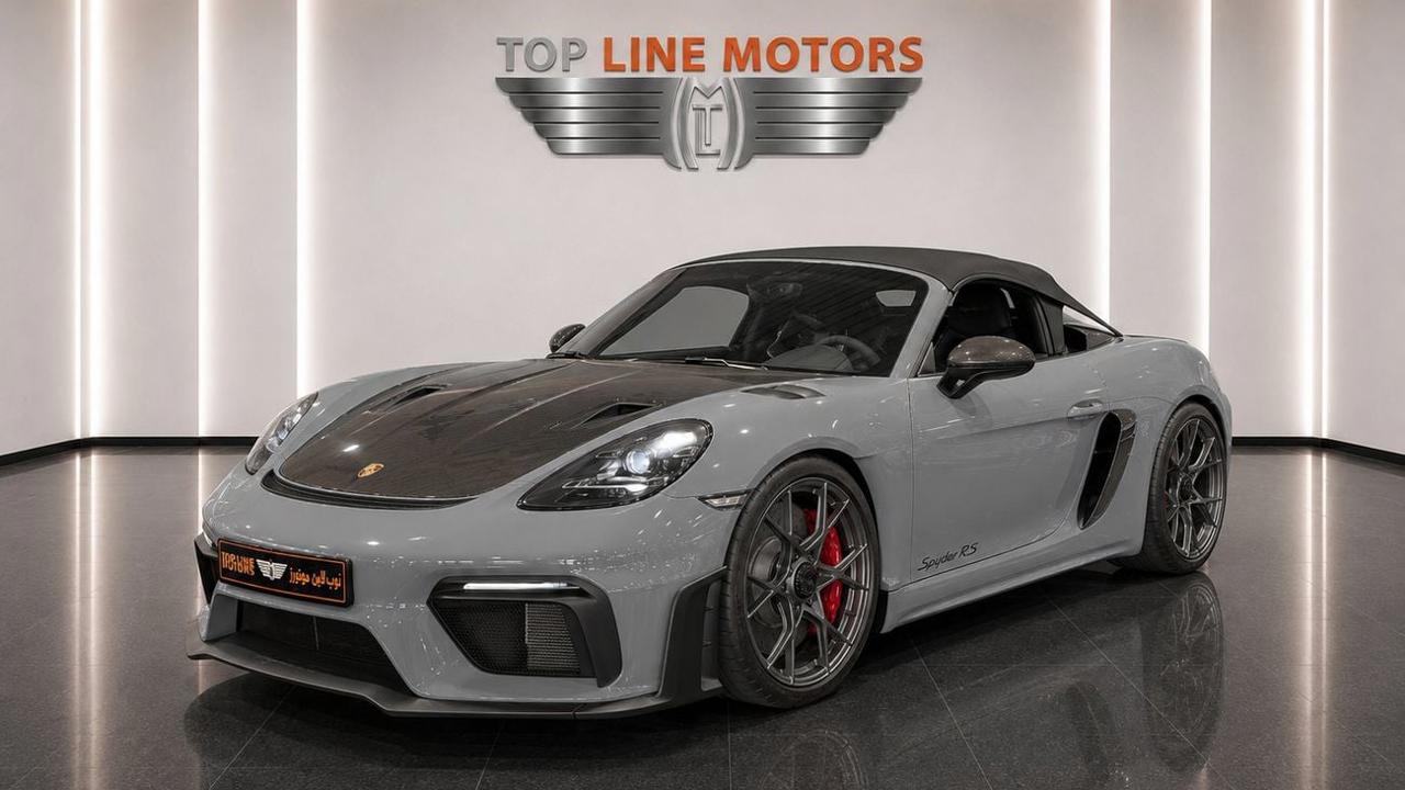 2025 Porsche 718 Spyder for export from United Arab Emirates